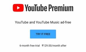 Free YouTube Premium Membership