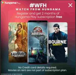 Hungama Play Subscription Free