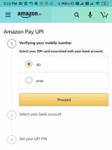 Amazon UPI Link Offer 