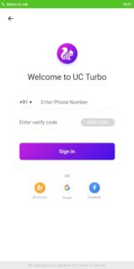 UC Turbo App Offer