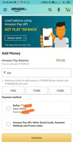 amazon add money offer
