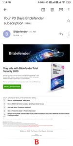 Free Bitdefender Total Security
