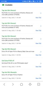 Flipkart Tap Win Rewards