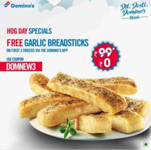 dominos nutrition garlic bread