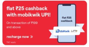 Vi App Mobile Recharge Cashback Offer