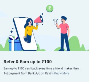 Paytm Refer and Earn Offer