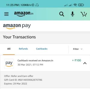 Amazon Refer And Earn Offer