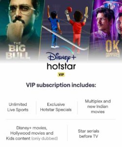 Disney+ Hotstar Recharge Offer