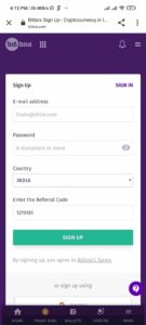 BitBns Referral Code
