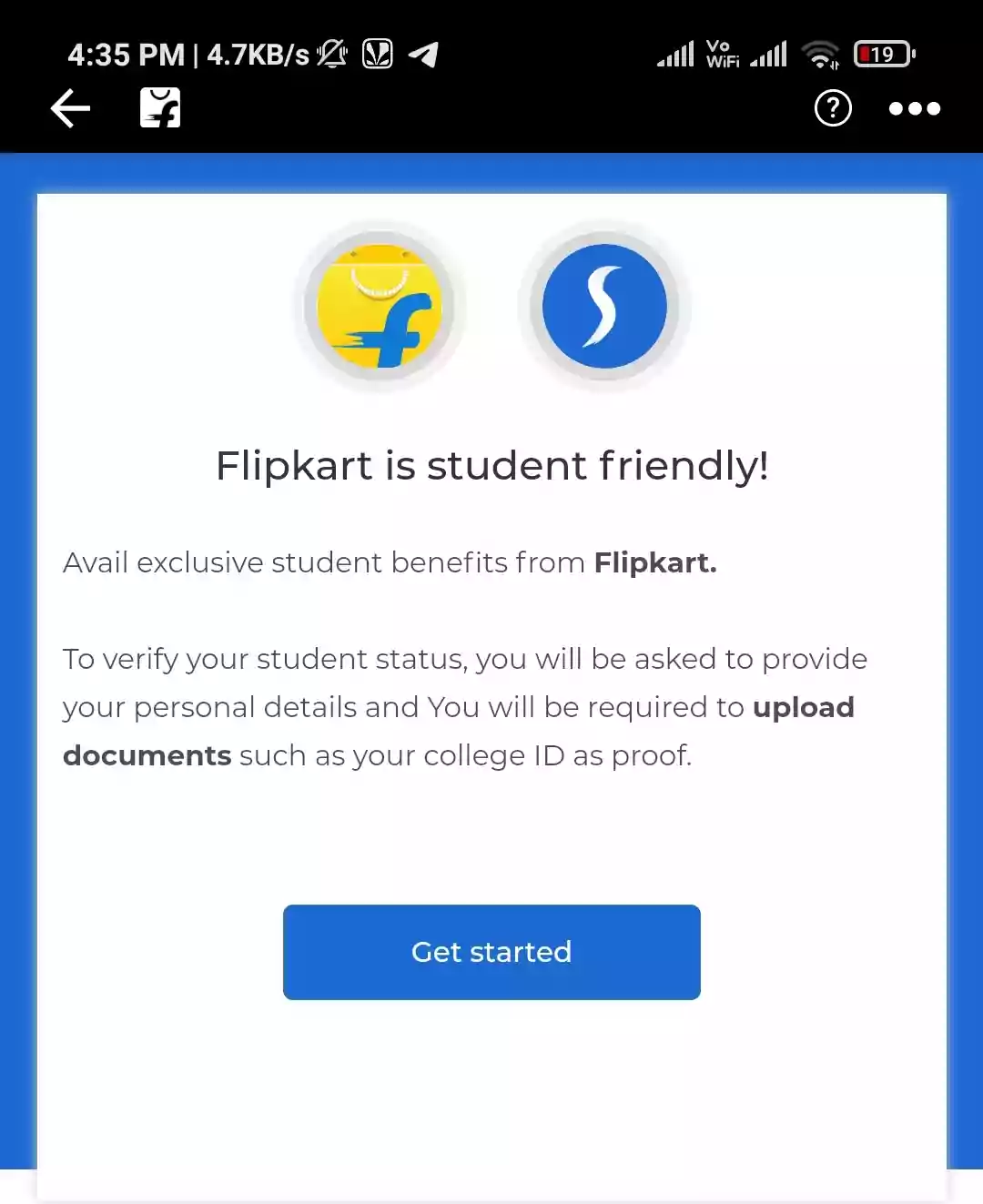 Flipkart Mobile Student Club Offer