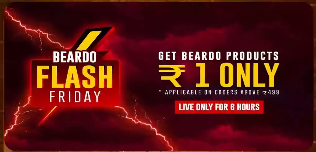Beardo Flash Sale Friday