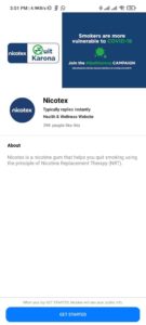 Free Sample Nicotex Gums