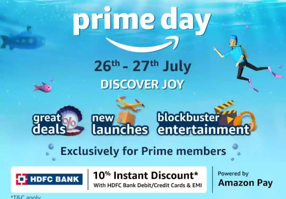 Amazon Prime Day Sale 26 to 27 July 2021