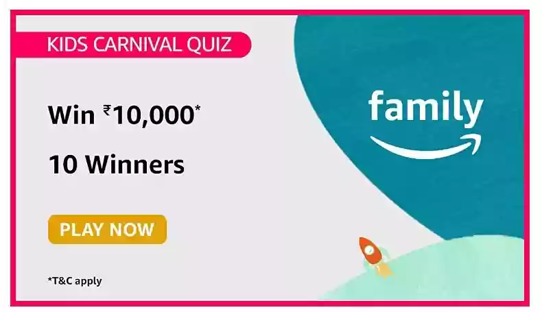 Amazon Kids Carnival Quiz Answers