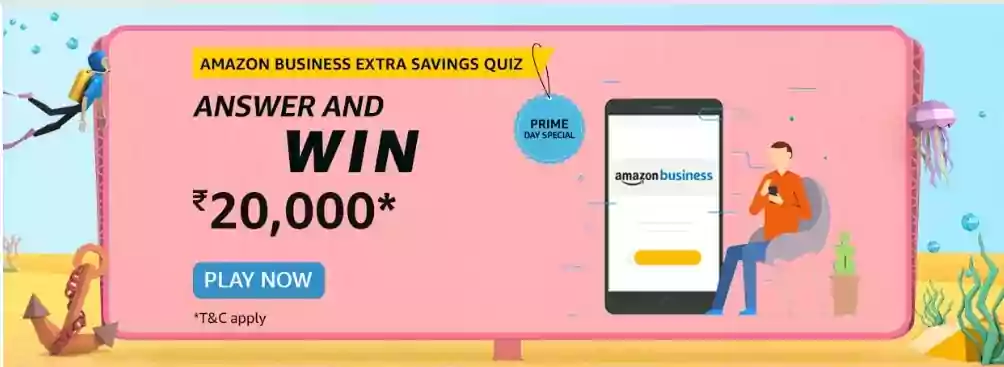 Amazon Business Extra Savings Quiz Answers 
