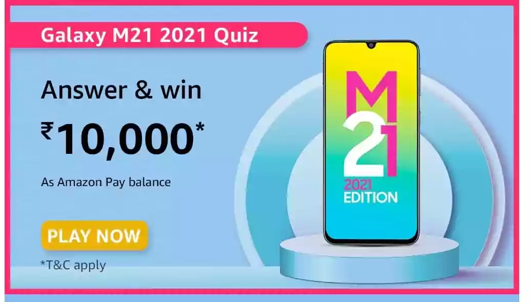 Amazon Samsung Galaxy M21 Quiz Answers