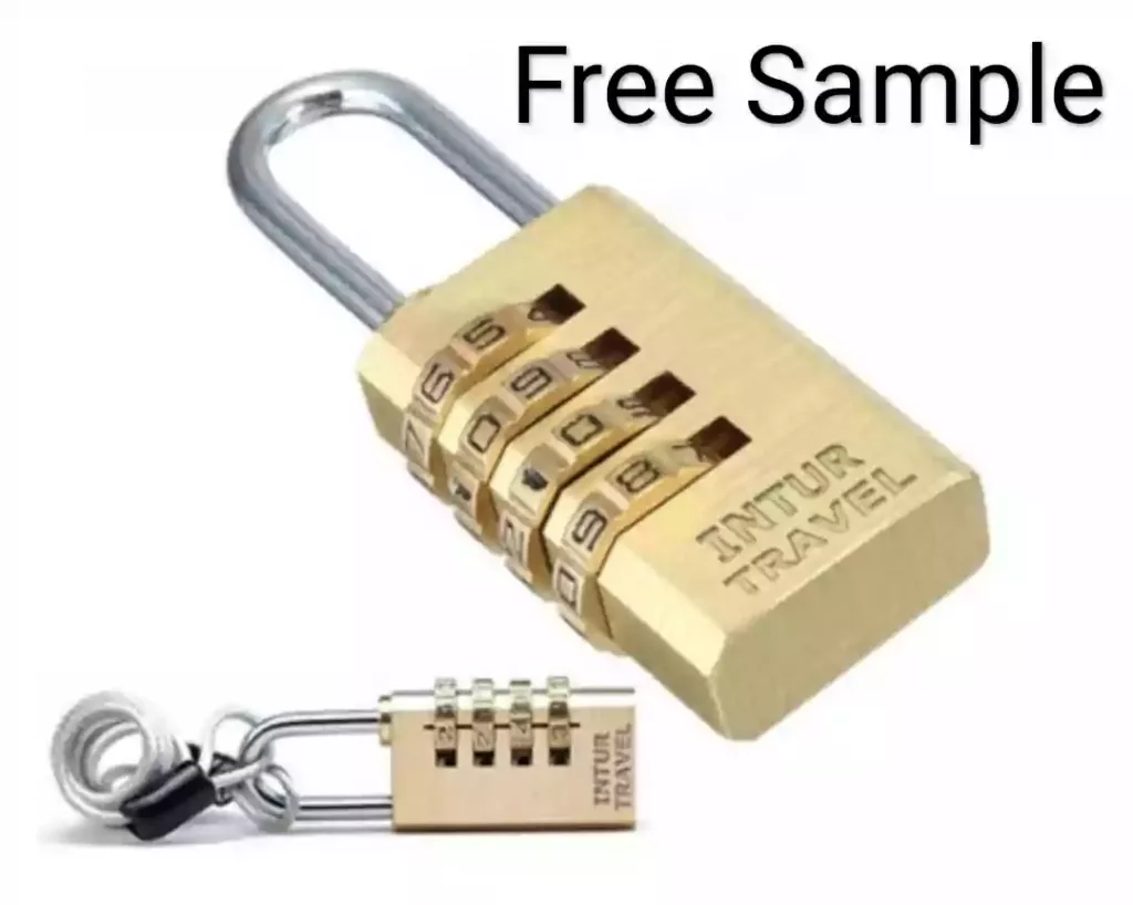 Free Sample of Luggage Locks