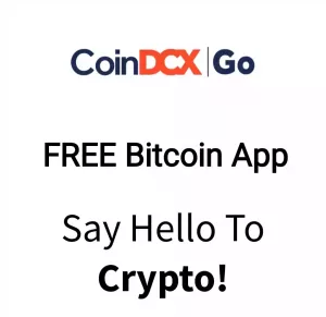 CoinDCX Go Free Bitcoin