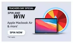 Amazon Teachers Day Special SPIN AND WIN
