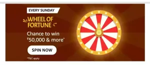 Sunday Amazon Spin and Win Answers
