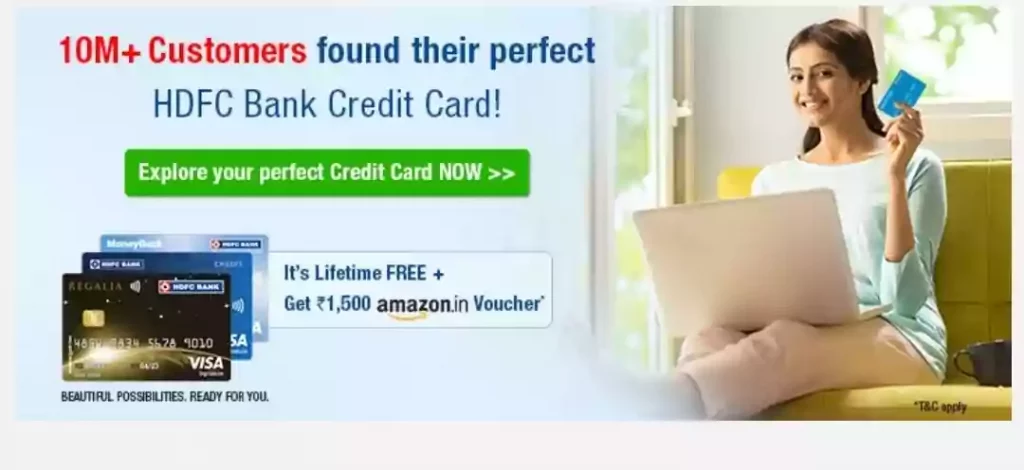 HDFC Bank Credit Card Amazon Voucher Offer