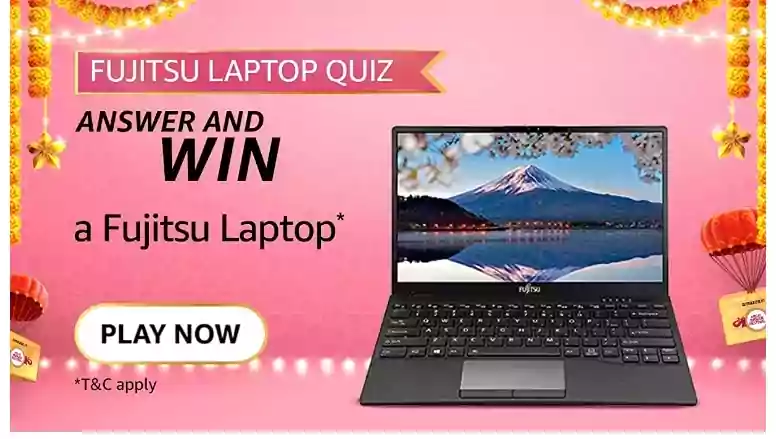 Amazon Fujitsu Laptop Quiz Answers