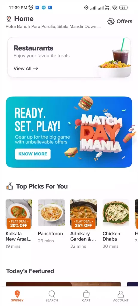 Swiggy Match Day Mania