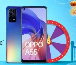 Amazon Oppo A55 SPIN AND WIN
