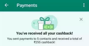 WhatsApp Send Money Offer