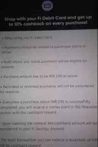 Fi Bank Debit Card Offer