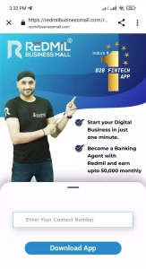 RedMil Business Mall App Refer and Earn Offer