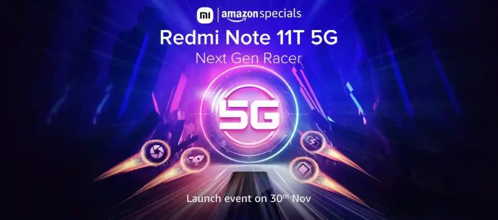 Redmi Note 11T 5G Launch Date In India