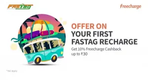 Freecharge FasTAG Recharge Offer 