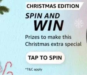 Amazon Christmas Edition SPIN AND WIN