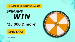 Amazon Business Extra Savings SPIN AND WIN