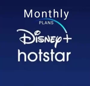 Disney+ Hotstar Monthly Subscription Plans