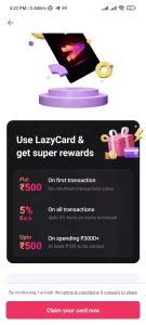 LazyPay LazyCard