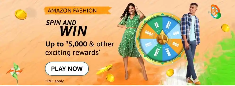 Amazon Fashion SPIN AND WIN
