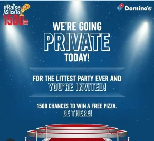 Dominos Raise A Slice To 1500