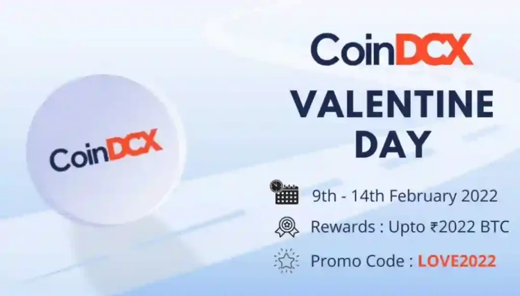 CoinDCX Valentines Day Offer