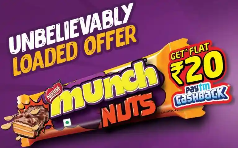 Paytm Munch Offer