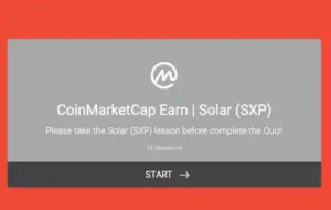 CoinMarketCap Solar Quiz Answers