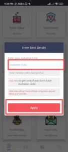 mGamer App Invitation Code
