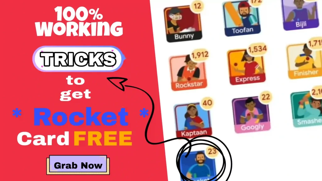 How To Get Free Rocket Card in GPay Gully Cricket 100% Guaranteed