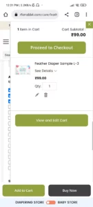 Free Sample RforRabbit Feather Diapers