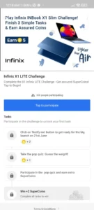 Flipkart Infinix IBBook X1 Slim Challenge 