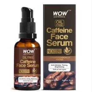 Free Wow Caffeine Face Serum