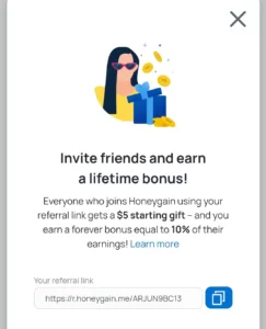 Honeygain App Refer and Earn