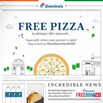 Dominos Earn Your Free Dom Free Pizza