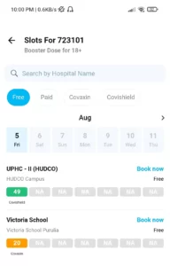 Book Now COVID Booster Dose Free by Paytm